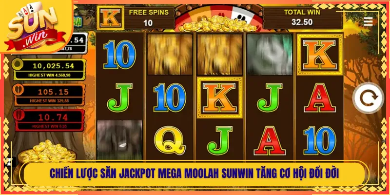 Chiến Lược Săn Jackpot Mega Moolah Sunwin Tăng Cơ Hội Đổi Đời