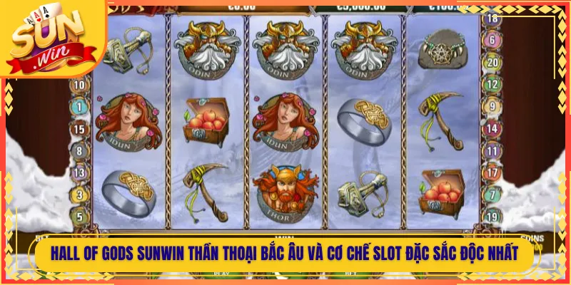 Hall of Gods Sunwin Thần Thoại Bắc Âu Và Cơ Chế Slot Đặc Sắc Độc Nhất