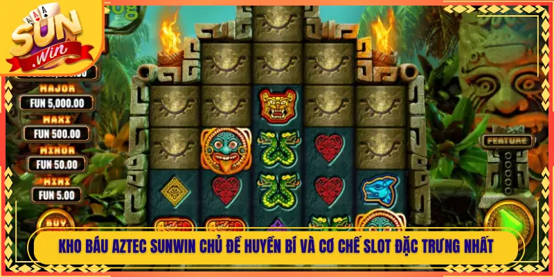 Kho Báu Aztec Sunwin Chủ Đề Huyền Bí Và Cơ Chế Slot Đặc Trưng Nhất