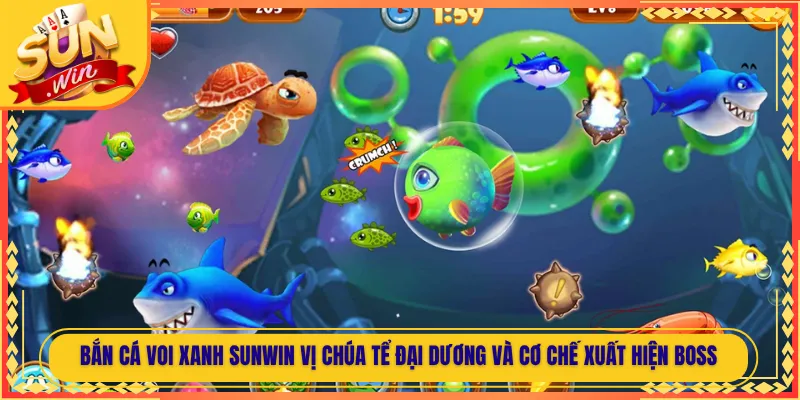 Bắn Cá Voi Xanh Sunwin Vị Chúa Tể Đại Dương Và Cơ Chế Xuất Hiện Boss