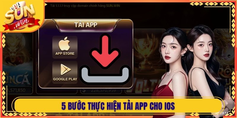 5 bước thực hiện tải app cho iOS